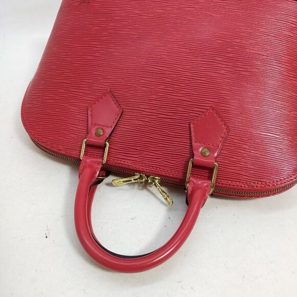Louis Vuitton LV Hand Bag Alma Red Epi - Picture 7 of 9